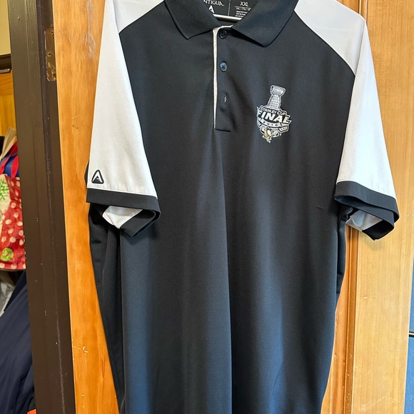 Pittsburgh Penguins Stanley Cup Finals 2016 logo Golf Shirt Size XXL. - Picture 2 of 5